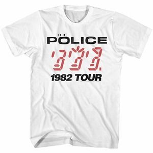 The Police Ghost In The Machine Tour 1982 White T Shirt